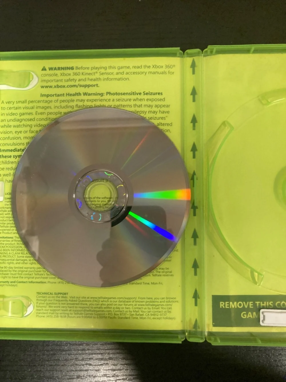 The Wolf Among Us (Microsoft Xbox 360, 2014)
